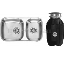 Комплект Мойка Reginox Dallas LUX + Измельчитель Bone Crusher BC 810-AS