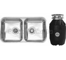 Комплект Мойка Reginox Halifax LUX сталь + Измельчитель Bone Crusher BC 810-AS