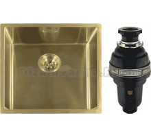 Комплект Мойка Reginox Miami 3,5 PVD 50x40 gold + Измельчитель Bone Crusher BC 1000-AS