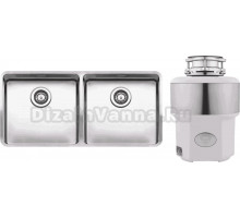 Комплект Мойка Reginox Ohio + LUX 3,5 40x40 40x40 + Измельчитель Status Premium 350