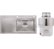 Комплект Мойка Reginox Phoenix 50 LUX OKG right (c/box) L + Измельчитель Status Premium 350