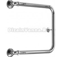 Полотенцесушитель водяной Melodia della vita Moon MTRMS5040 50х40, с полкой, нержавеющая сталь