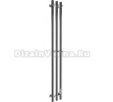 Полотенцесушитель электрический Melodia della vita Blues MTRBLE10015 П3 100х15, с крючками, нержавеющая сталь