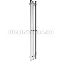 Полотенцесушитель электрический Melodia della vita Etude MTREEE12015 П3 120х15, с крючками, нержавеющая сталь