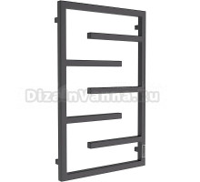 Полотенцесушитель электрический Melodia della vita Aria MTRAEF5080bk П7 50х80, черный