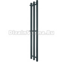 Полотенцесушитель электрический Melodia della vita Blues MTRBEF10015bk П3 100х15, с крючками, черный