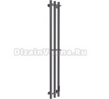 Полотенцесушитель электрический Melodia della vita Blues MTRBEF10015gt П3 100х15, с крючками, графит