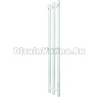 Полотенцесушитель электрический Melodia della vita Blues MTRBEF10015wt П3 100х15, с крючками, белый