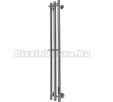 Полотенцесушитель электрический Melodia della vita Blues MTRBEF12015gt П3 120х15, с крючками, графит