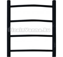 Полотенцесушитель электрический Melodia della vita Classica MTRCEF4050bk П4 40х50, черный