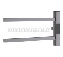 Полотенцесушитель электрический Melodia della vita Drumsticks MTRDQF4018gt П2 40х18, графит