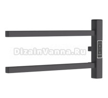 Полотенцесушитель электрический Melodia della vita Drumsticks MTRDQF4018bk П2 40х18, черный