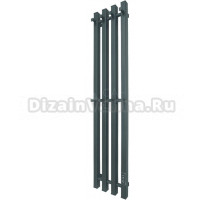 Полотенцесушитель электрический Melodia della vita Etude MTREEF10021bk П4 100х21, с крючками, черный