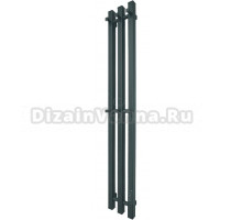 Полотенцесушитель электрический Melodia della vita Etude MTREEF12015bk П3 120х15, с крючками, черный