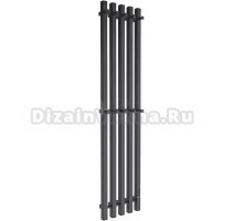 Полотенцесушитель электрический Melodia della vita Etude MTREEF12027bk П5 120х27, с крючками, черный