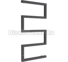 Полотенцесушитель электрический Melodia della vita Greek MTRGEF5080bk П5 50х80, черный