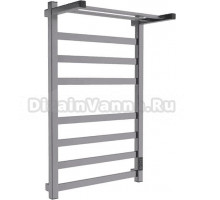 Полотенцесушитель электрический Melodia della vita Moderno MTRMSF5080gt П8 50х80, с полкой, графит