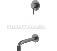 Комплект для ванной WHITECROSS Y YSET03GM С ВНУТРЕННЕЙ ЧАСТЬЮ, оружейная сталь