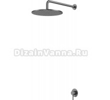 Душевой комплект WHITECROSS Y YSET01GM С ВНУТРЕННЕЙ ЧАСТЬЮ, оружейная сталь