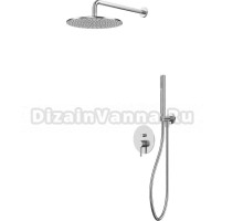 Душевой комплект WHITECROSS Y YSET04NIB С ВНУТРЕННЕЙ ЧАСТЬЮ, брашированный никель