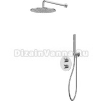 Душевой комплект WHITECROSS Y YSET08NIB С ВНУТРЕННЕЙ ЧАСТЬЮ, брашированный никель