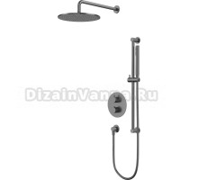 Душевой комплект WHITECROSS Y YSET09GM С ВНУТРЕННЕЙ ЧАСТЬЮ, оружейная сталь