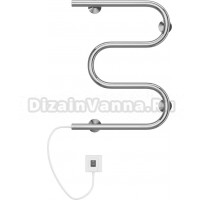 Полотенцесушитель электрический EL-TERM М-образный 40х50 серебристый