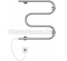 Полотенцесушитель электрический EL-TERM М-образный 50х50 серебристый