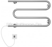 Полотенцесушитель электрический EL-TERM М-образный 60х35 серебристый