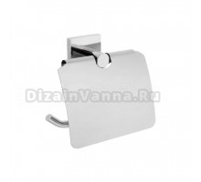Держатель для туалетной бумаги с крышкой Fixsen Lux Chrome, FX-15010