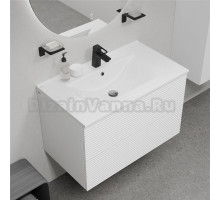 Тумба под раковину подвесная IDDIS, 80 см, белый, Bild, BIL80W0i95