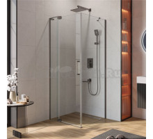 Душевой уголок Cezares Slider AH 1 80-70/80 C GM профиль оружейная сталь, стекло прозрачное