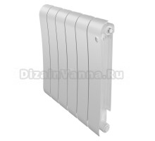 Радиатор биметаллический Royal Thermo Infinity 500 6 секций, bianco traffico