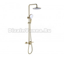 Душевая стойка Bronze de Luxe Icon 80112CG матовое золото