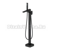Напольный смеситель для ванны с душем Wonzon & Woghand WW-88649009-MB С ВНУТРЕННЕЙ ЧАСТЬЮ, матовый черный