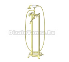 Напольный смеситель для ванны с душем Wonzon & Woghand WW-88649020-PG С ВНУТРЕННЕЙ ЧАСТЬЮ, глянцевое золото