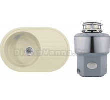 Комплект Мойка Kaiser KGM-7750-J жасмин + Измельчитель Status Premium 300