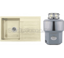 Комплект Мойка Kaiser KGM-7850-J жасмин + Измельчитель Status Premium 300