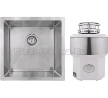 Комплект Мойка Kaiser KSM-4444 графит + Измельчитель Status Premium 350