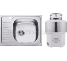 Комплект Мойка Kaiser KSS-6550 R + Измельчитель Status Premium 350