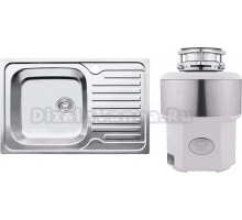 Комплект Мойка Kaiser KSS-7850 L + Измельчитель Status Premium 350