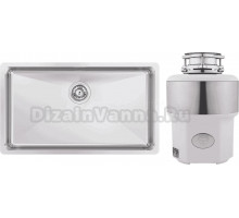 Комплект Мойка Kantera Zeffiro ZFR140-F diamond + Измельчитель Status Premium 350