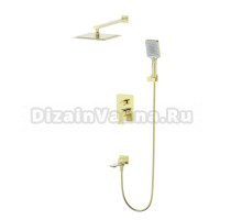 Душевой комплект Wonzon & Woghand WW-88939011-BG С ВНУТРЕННЕЙ ЧАСТЬЮ, брашированное золото