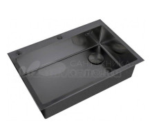 Мойка кухонная Zorg Inox Lux 7551 Grafit