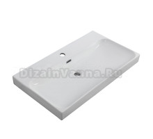 Мебельная раковина BelBagno Marino-Cer 80 глянцевая белая