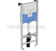 Комплект Ideal Standard Prosys Frame 120 M R020467 +Кнопка смыва Ideal Standard Oleas R0121AA хром (уценка: витрина, нет части шумоизоляции, нет упаковки, выс)