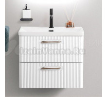 Тумба с раковиной BelBagno Due 60 bianco lucido