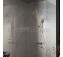 Душевая стойка Vincea Rondo VSFS-1R1CH с изливом, хром