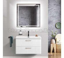 Мебель для ванной комнаты BelBagno Due 80 bianco lucido
