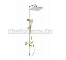 Душевая стойка Wonzon & Woghand WW-B3016-T1-BG брашированное золото